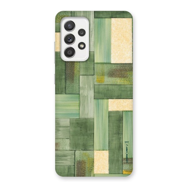 Wooden Green Texture Back Case for Galaxy A52