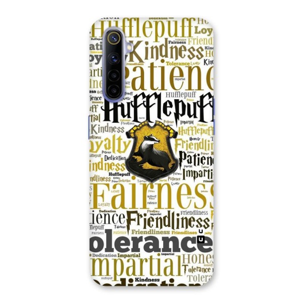 Yellow Fairness Back Case for Realme 6