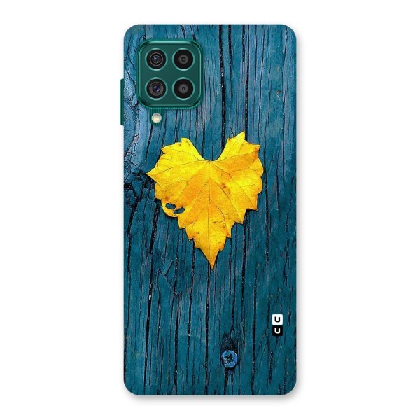 Yellow Leaf Back Case for Galaxy F62