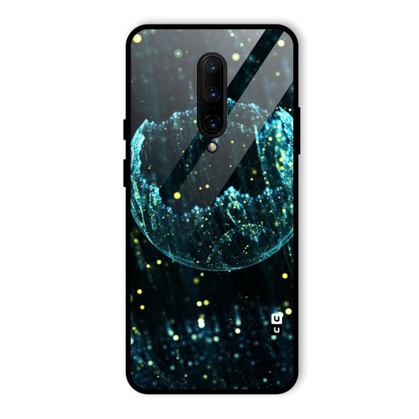 Yellow Rain Glass Back Case for OnePlus 7 Pro