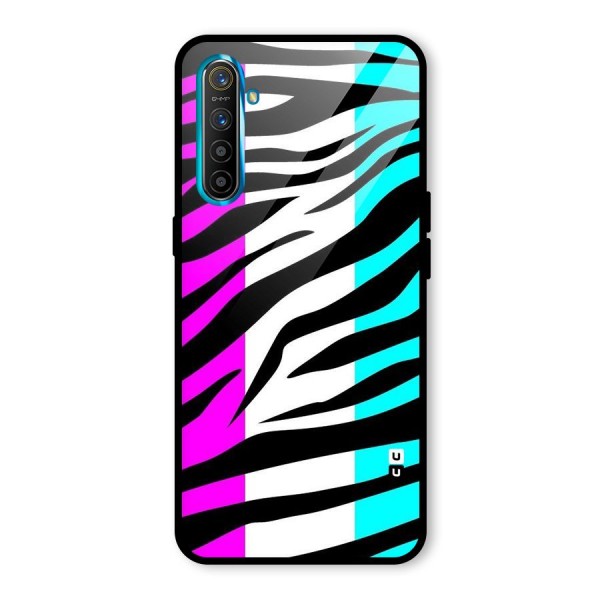 Zebra Texture Glass Back Case for Realme XT