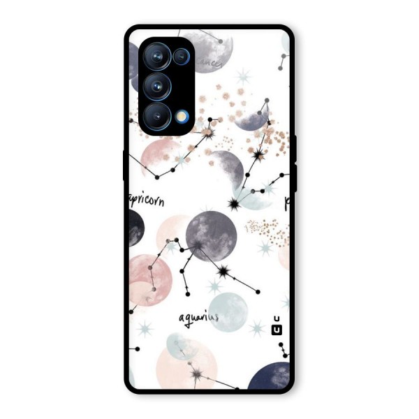 Zodiac Glass Back Case for Oppo Reno5 Pro 5G