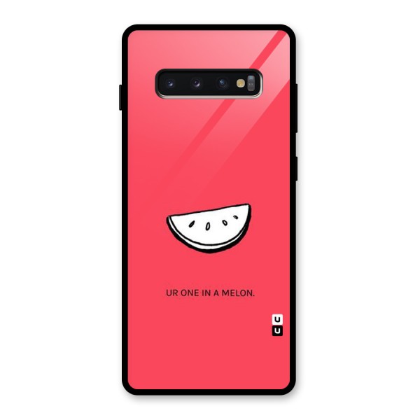 One In Melon Glass Back Case for Galaxy S10 Plus