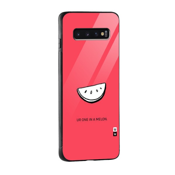 One In Melon Glass Back Case for Galaxy S10 Plus