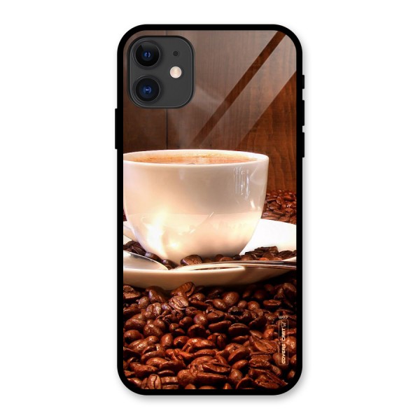 Caffeine Beans Glass Back Case for iPhone 11