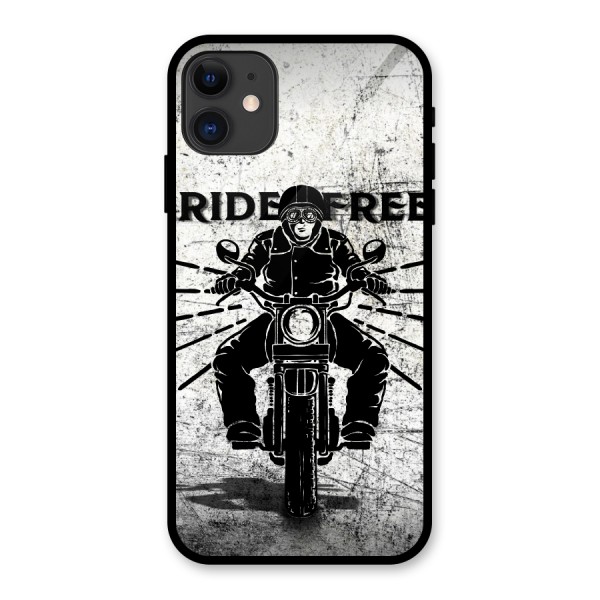 Ride Free Glass Back Case for iPhone 11