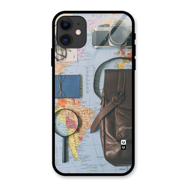 Travel Requisites Glass Back Case for iPhone 11