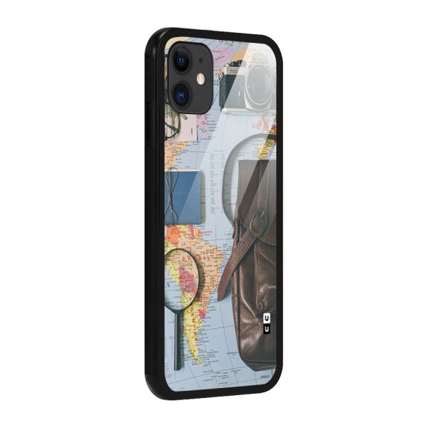 Travel Requisites Glass Back Case for iPhone 11