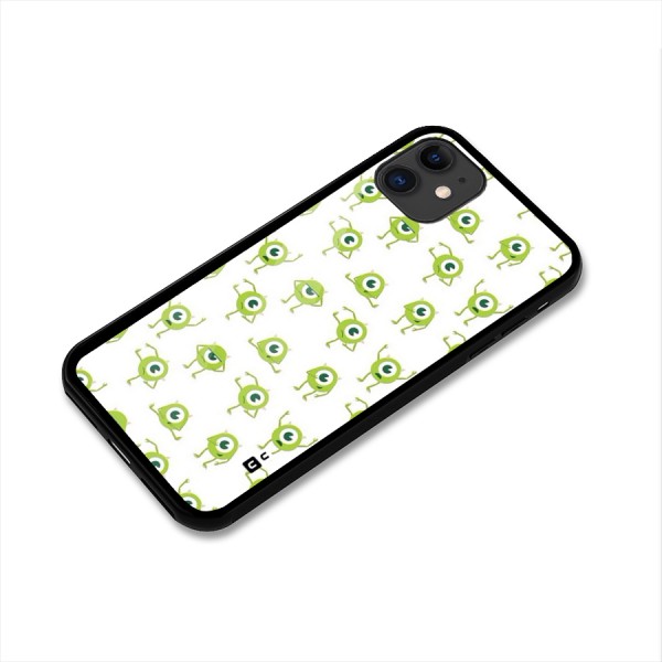 Crazy Green Maniac Glass Back Case for iPhone 11