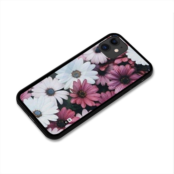 Floral Shades Pink Glass Back Case for iPhone 11