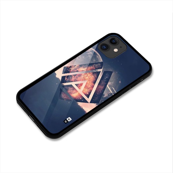 Moon Abstract Glass Back Case for iPhone 11