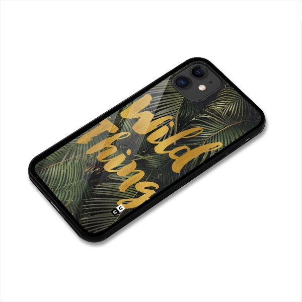 Wild Leaf Thing Glass Back Case for iPhone 11