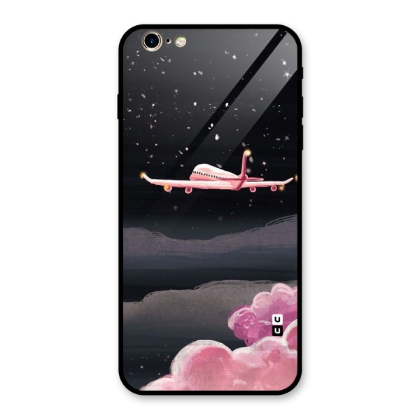 Fly Pink Glass Back Case for iPhone 6 Plus 6S Plus