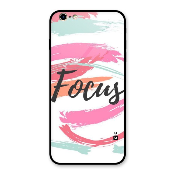 Focus Colours Glass Back Case for iPhone 6 Plus 6S Plus