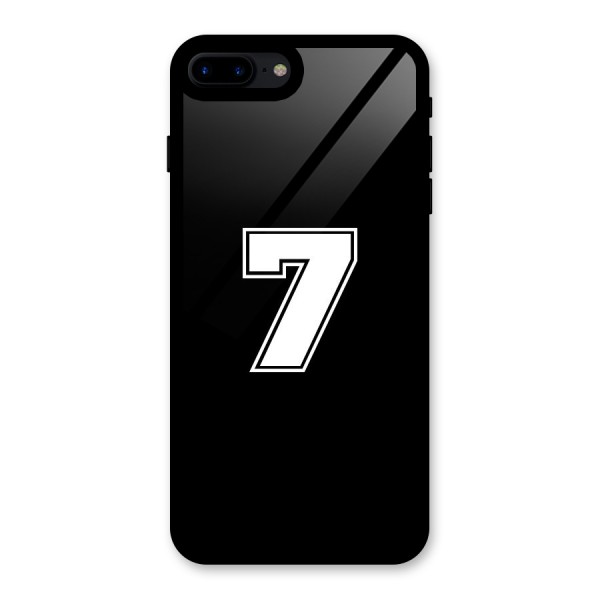 Number 7 Glass Back Case for iPhone 8 Plus