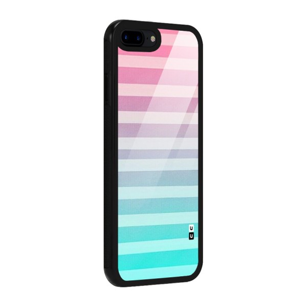 Pastel Ombre Glass Back Case for iPhone 8 Plus