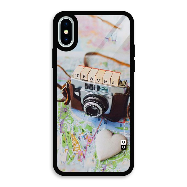 Travel Snapshot Glass Back Case for iPhone X