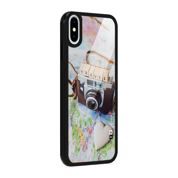 Travel Snapshot Glass Back Case for iPhone X