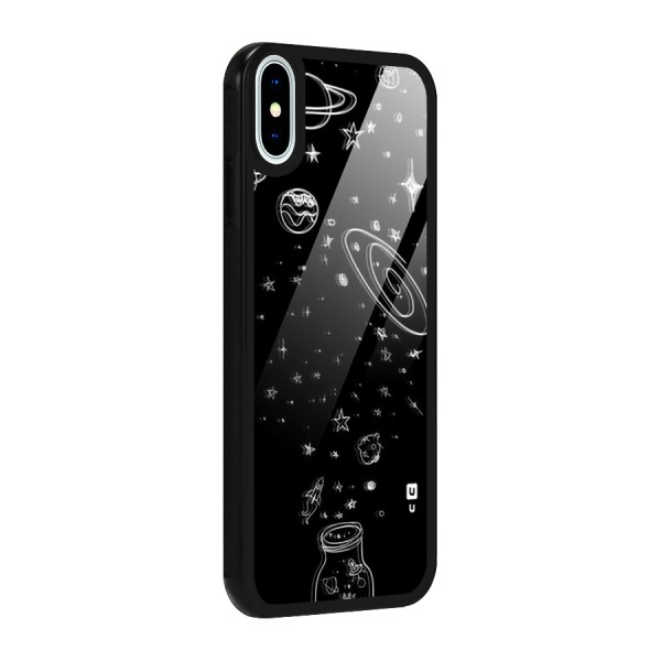 Bottle Of Stars Glass Back Case for iPhone XS