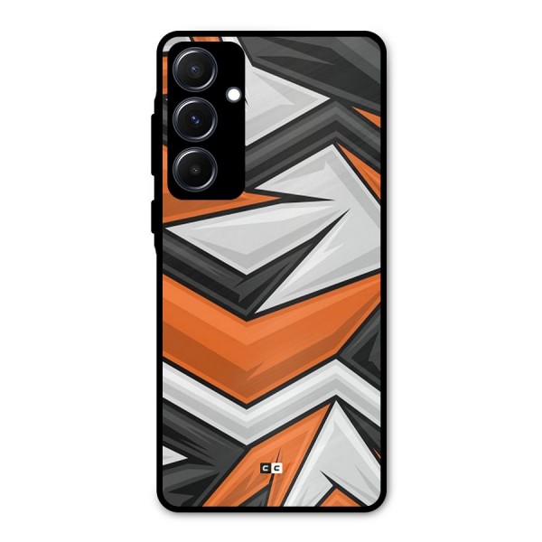 Abstract Comic Metal Back Case for Galaxy A55