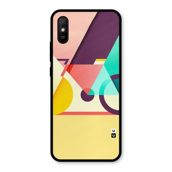Abstract Cycle Metal Back Case for Redmi 9i