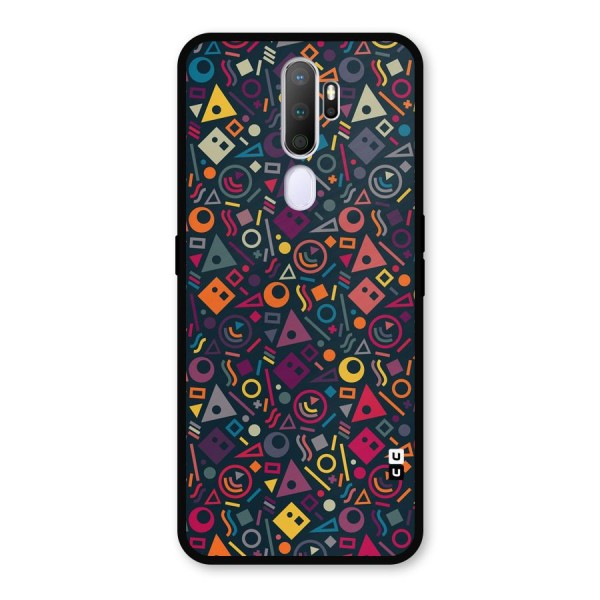 Abstract Figures Metal Back Case for Oppo A9 (2020)