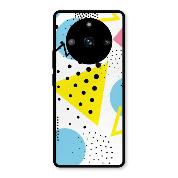 Abstract Geometry Metal Back Case for Realme 11 Pro Plus