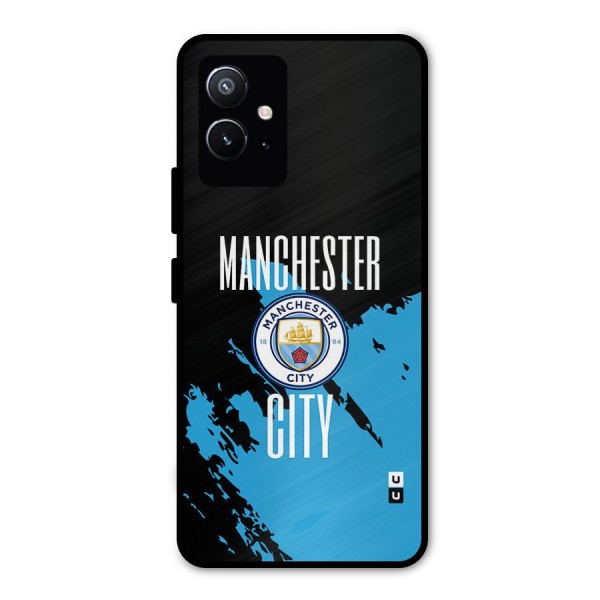 Abstract Manchester Metal Back Case for Vivo T1 5G
