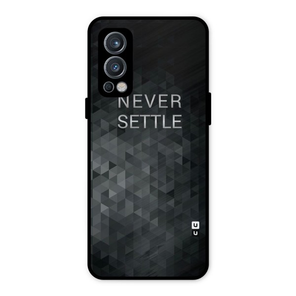 Abstract No Settle Metal Back Case for OnePlus Nord 2 5G