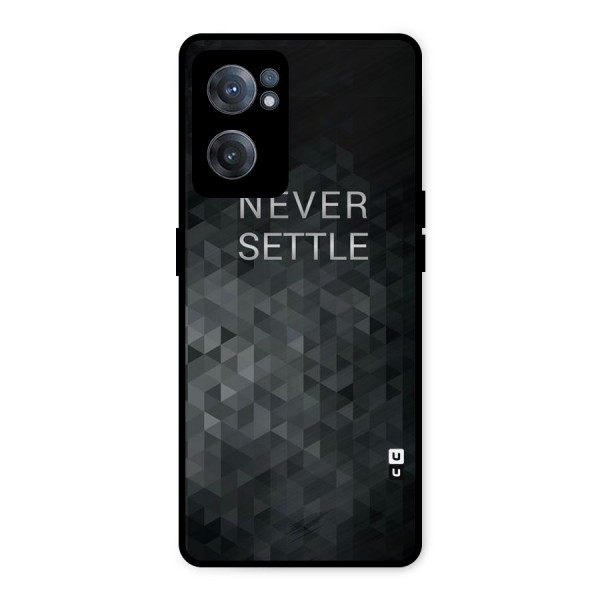 Abstract No Settle Metal Back Case for OnePlus Nord CE 2 5G