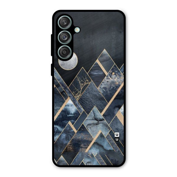 Abstract Scenic Design Metal Back Case for Galaxy M55 5G