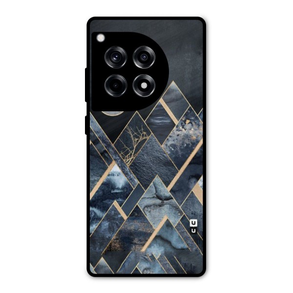 Abstract Scenic Design Metal Back Case for OnePlus 12R