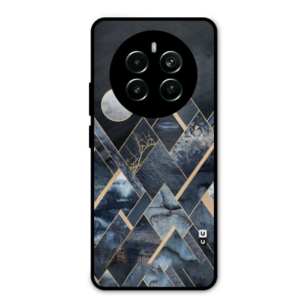 Abstract Scenic Design Metal Back Case for Realme 12 Plus