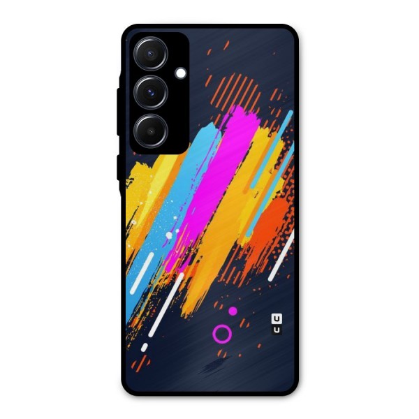 Abstract Shades Metal Back Case for Galaxy A55