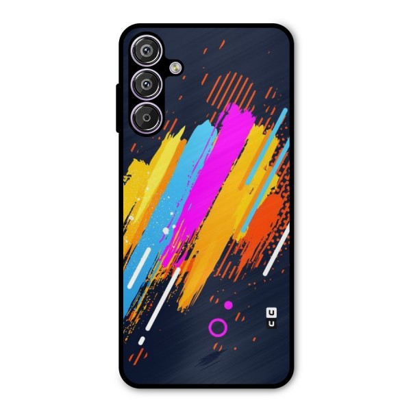 Abstract Shades Metal Back Case for Galaxy F15