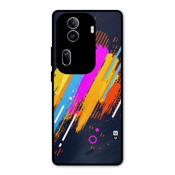 Abstract Shades Metal Back Case for Oppo Reno11 Pro 5G