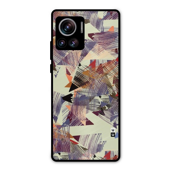 Abstract Sketch Metal Back Case for Motorola Edge 30 Ultra