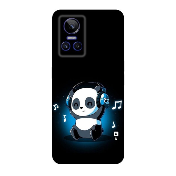 Adorable Panda Enjoying Music Original Polycarbonate Back Case for Realme GT Neo 3
