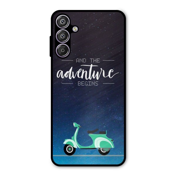 Adventure Scooter Metal Back Case for Galaxy F15