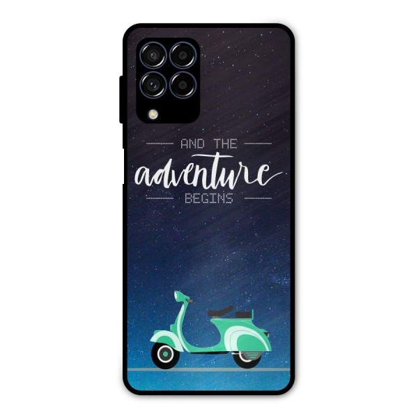Adventure Scooter Metal Back Case for Galaxy M53 5G