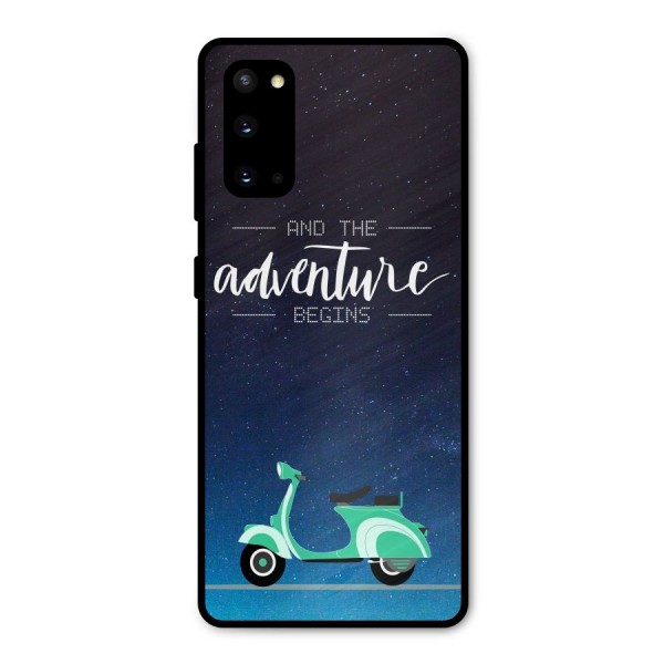 Adventure Scooter Metal Back Case for Galaxy S20