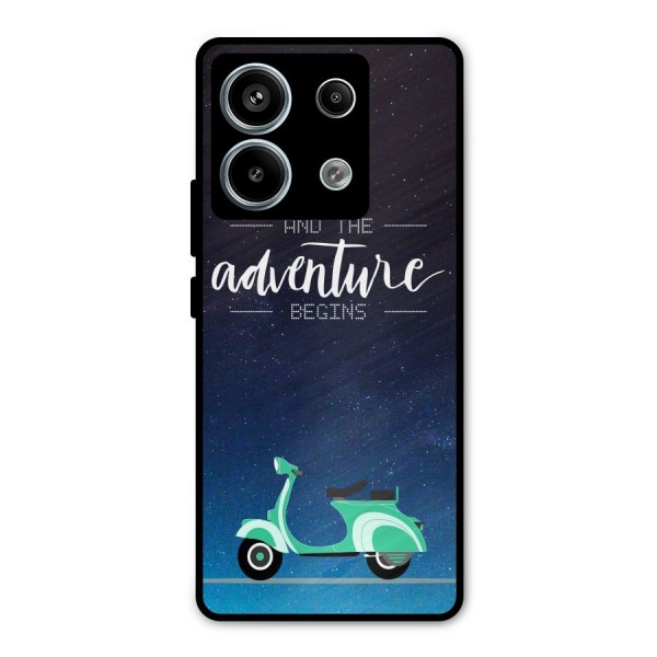 Adventure Scooter Metal Back Case for Redmi Note 13 Pro 5G