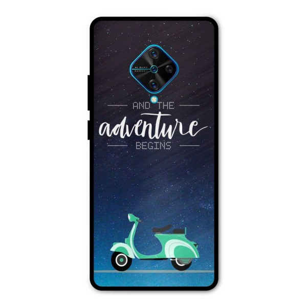 Adventure Scooter Metal Back Case for Vivo S1 Pro