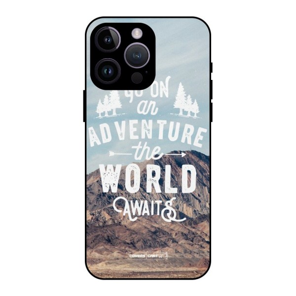Adventure World Metal Back Case for iPhone 14 Pro Max