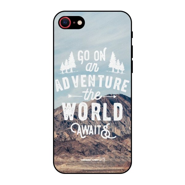 Adventure World Metal Back Case for iPhone 8