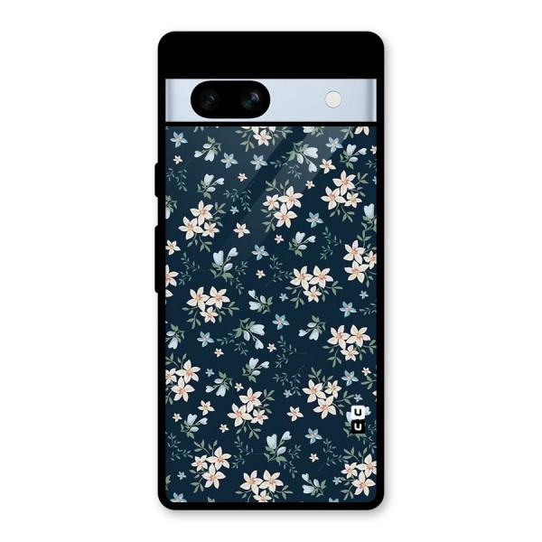 Aesthetic Bloom Glass Back Case for Google Pixel 7a