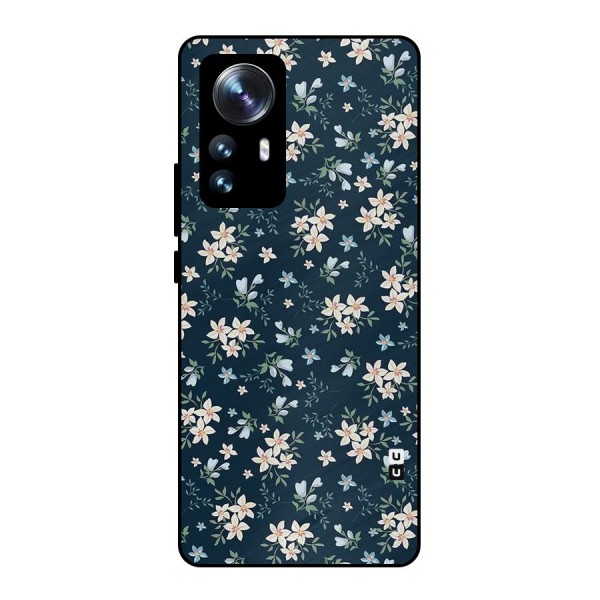 Aesthetic Bloom Metal Back Case for Xiaomi 12 Pro