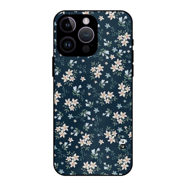Aesthetic Bloom Metal Back Case for iPhone 14 Pro Max