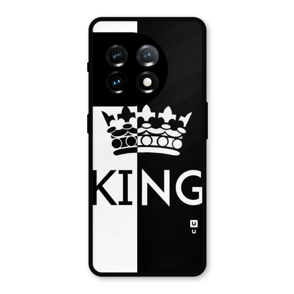 Aesthetic Crown King Metal Back Case for OnePlus 11