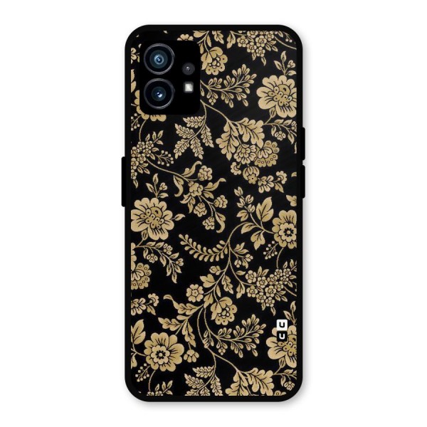 Aesthetic Golden Design Metal Back Case for Nothing Phone 1